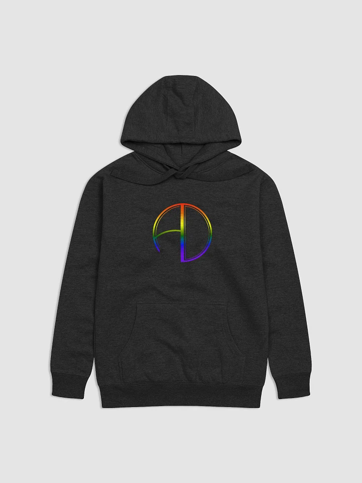 Printed Rainbow Logo Pullover Hoodie | No Name (Unisex) product image (2)