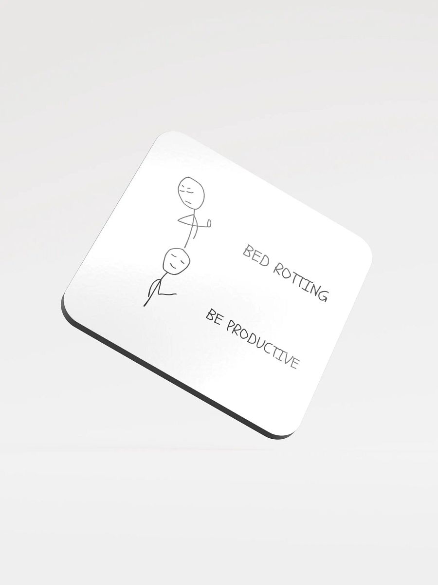 Bed Rotting vs Be Productive Coaster product image (1)