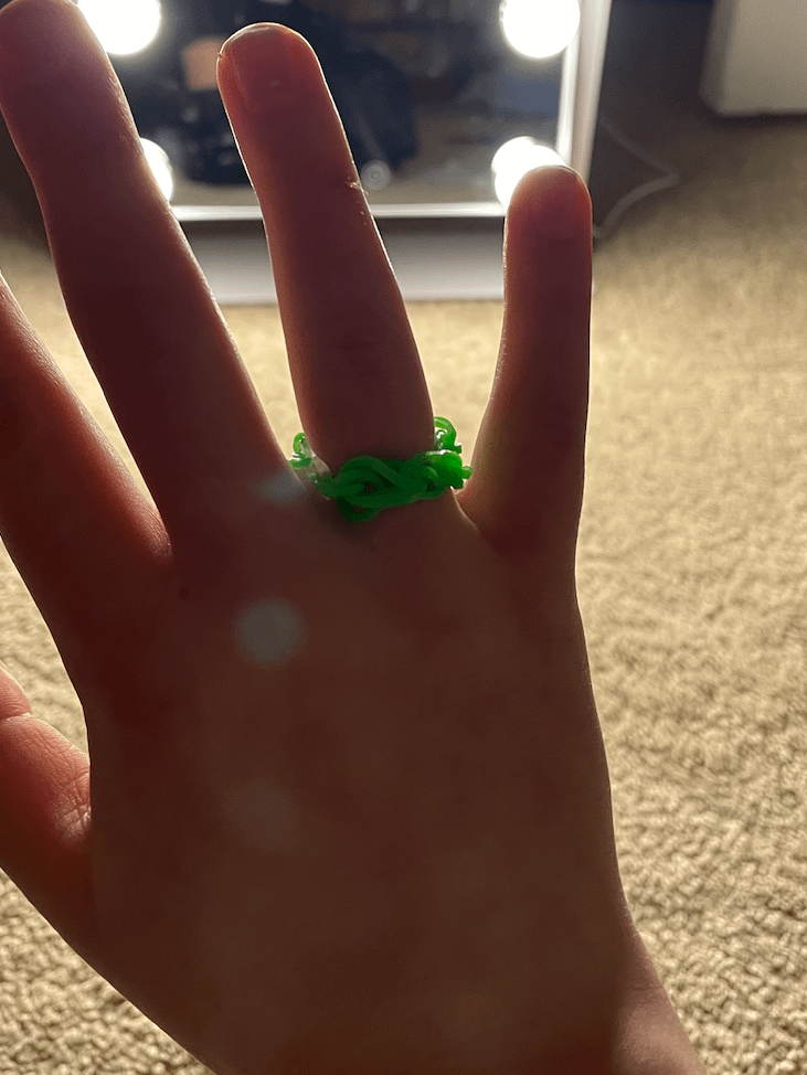 Green Loom Ring! product image (2)