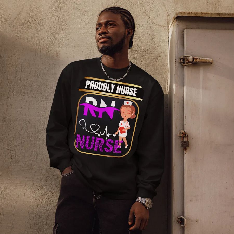 RN Appreciation Graphic Long Sleeve Shirt product image (16)