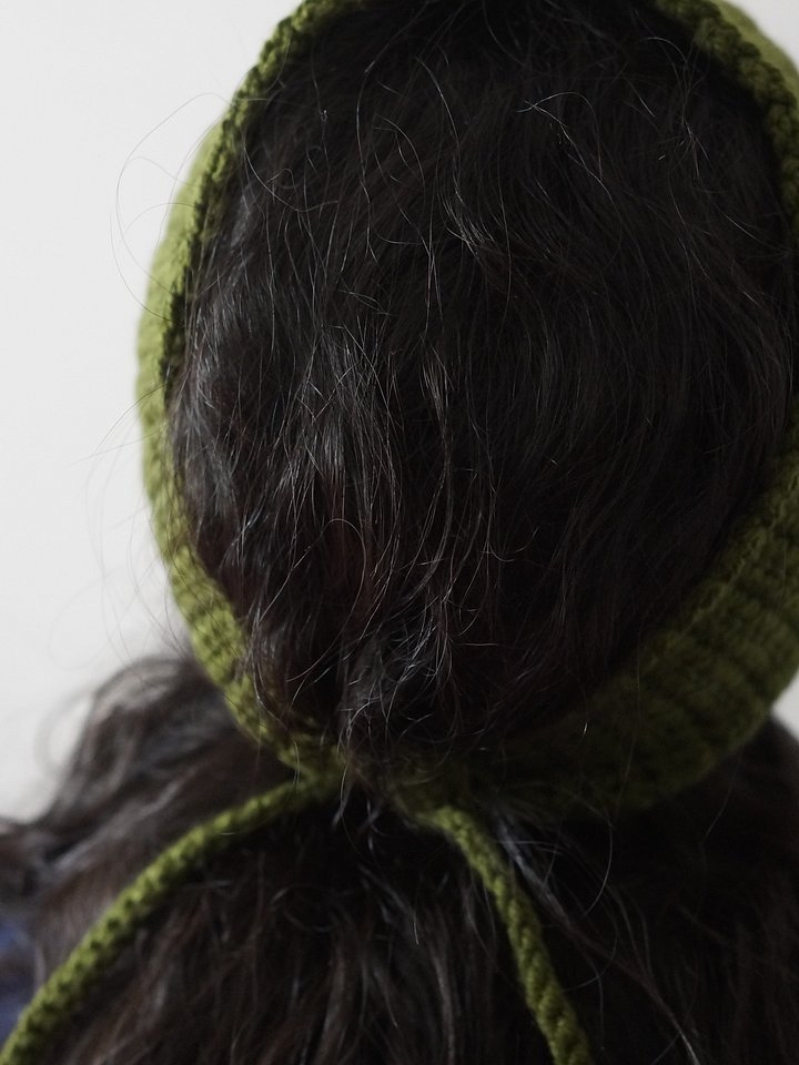 French beanie hood Crochet pattern product image (2)