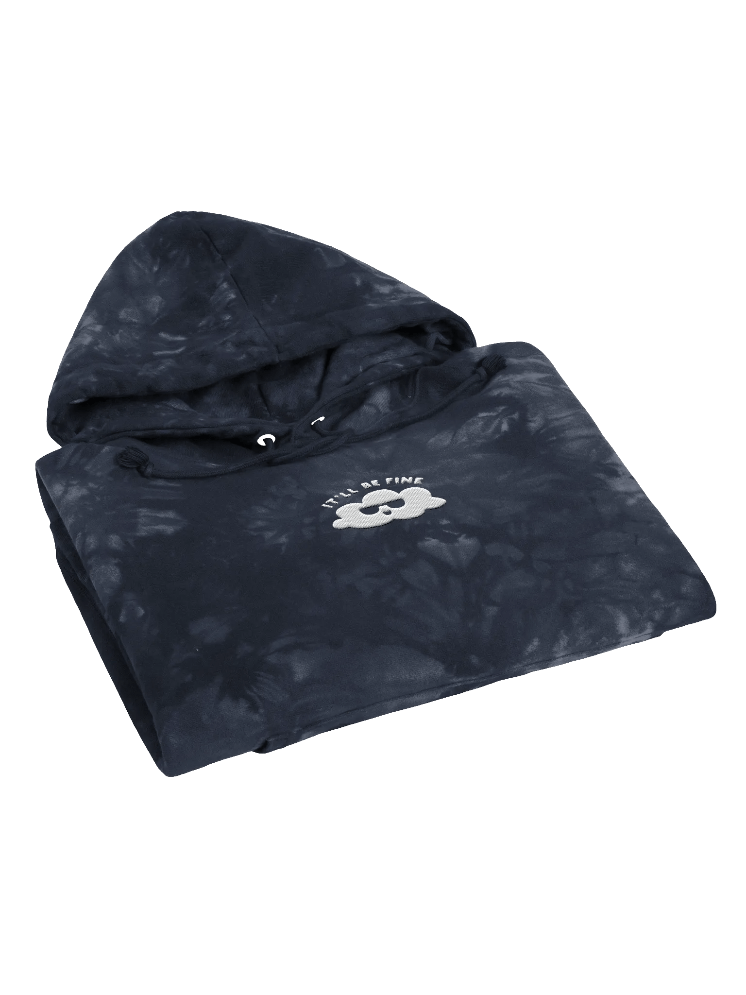 It'll Be Fine Tie Dye Hoodie (embroidered) product image (12)