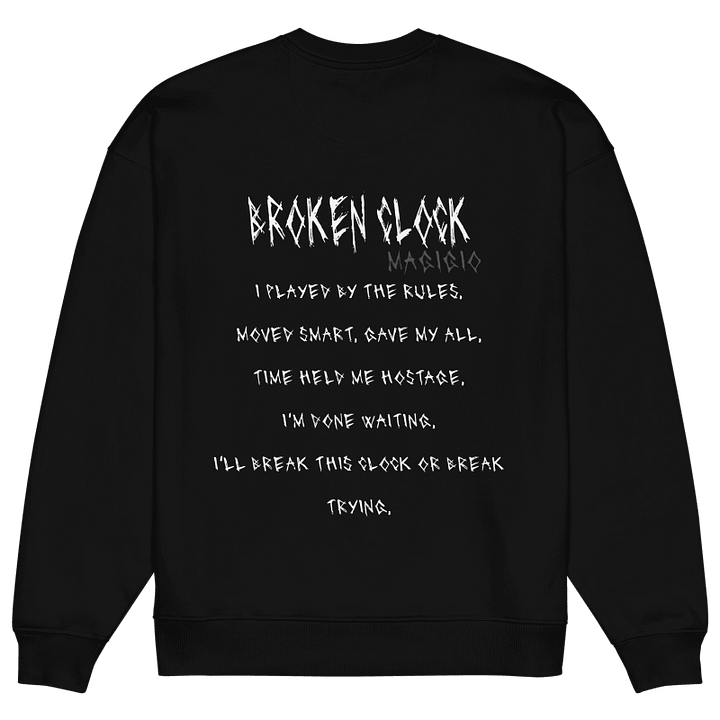 Magigio Broken Clock Essential Oversized Sweatshirt product image (2)