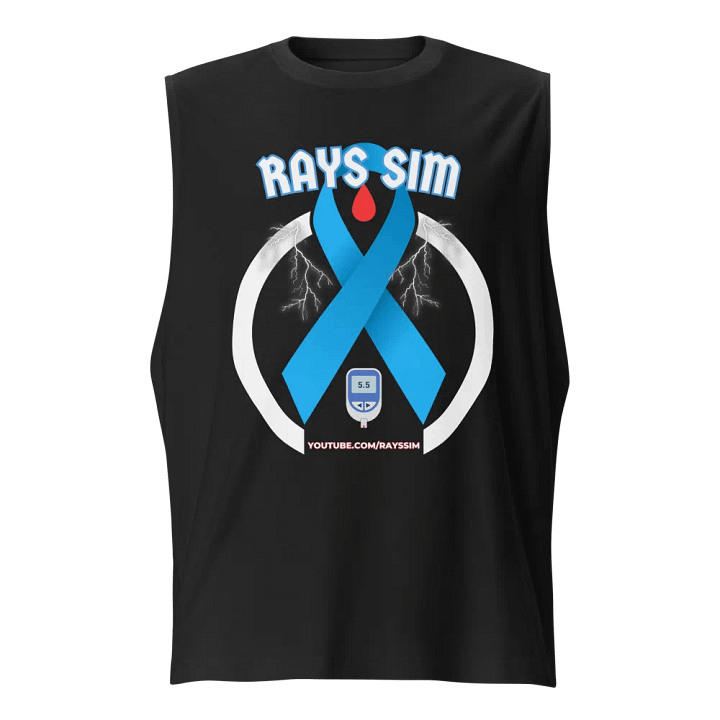 RAYS SIM Awareness Emblem Muscle Tank product image (1)
