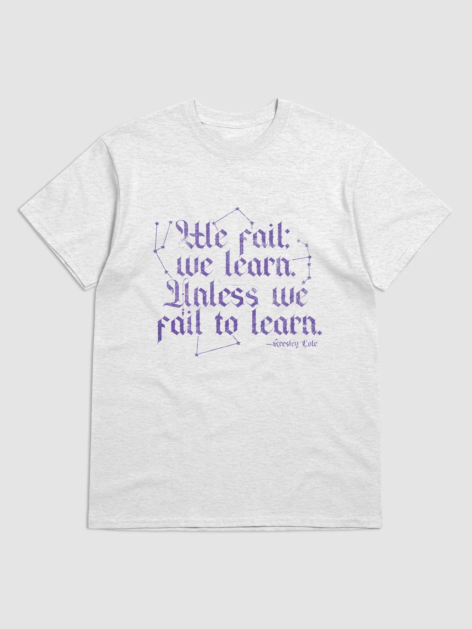 We Fail We Learn Heavyweight T-Shirt product image (1)