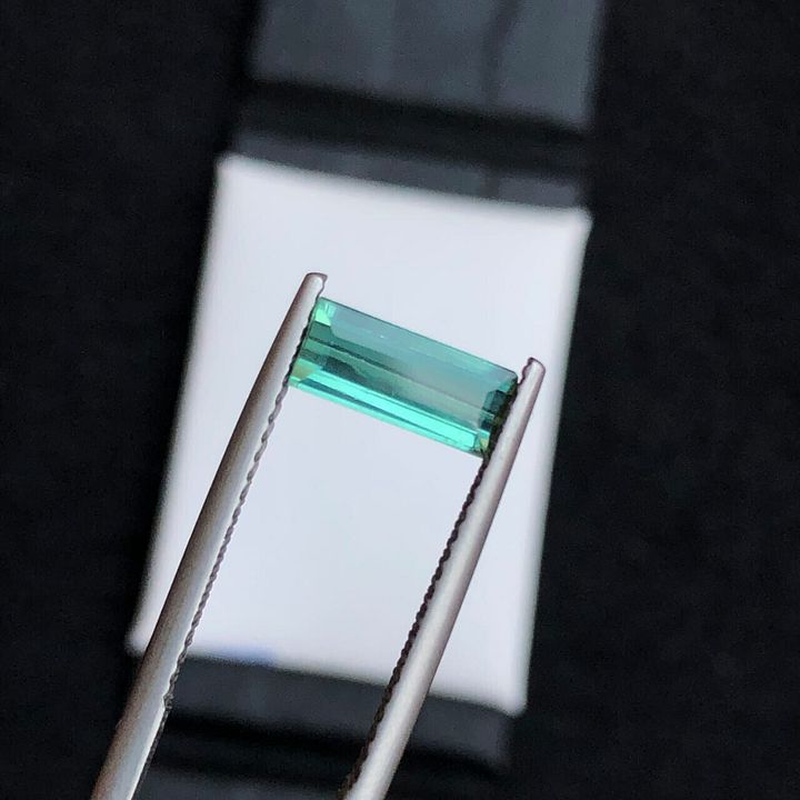 BLUISH GREEN COLOR TOURMALINE MOTHER'S DAY GIFT GEMSTONE FOR HER, 1.15 CRT product image (1)