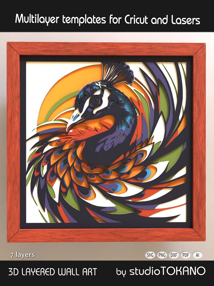 Peacock Cutting Machine File product image (1)