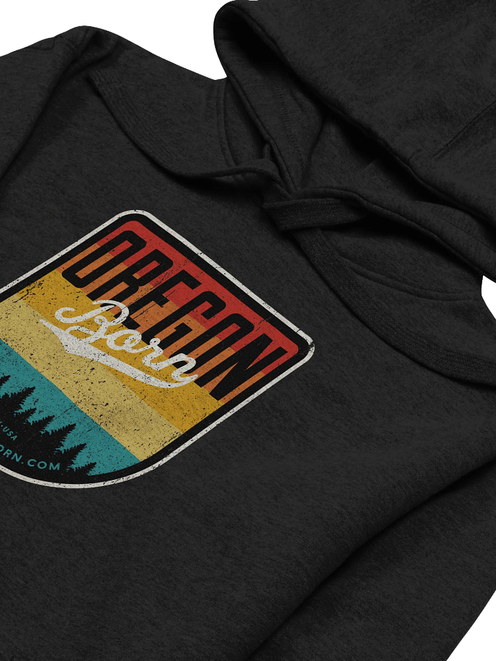 Oregon Born Vintage Shield Hoodie product image (2)