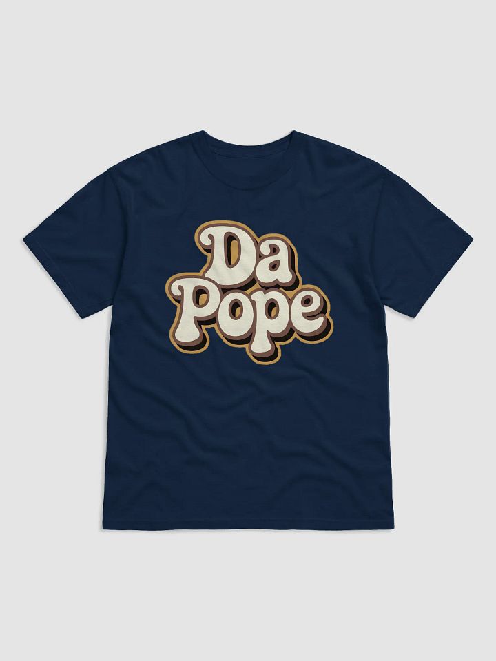 Da Pope Retro T-Shirt – Chicago Style | Pope Leo XIV American Provost Parody Tee product image (2)