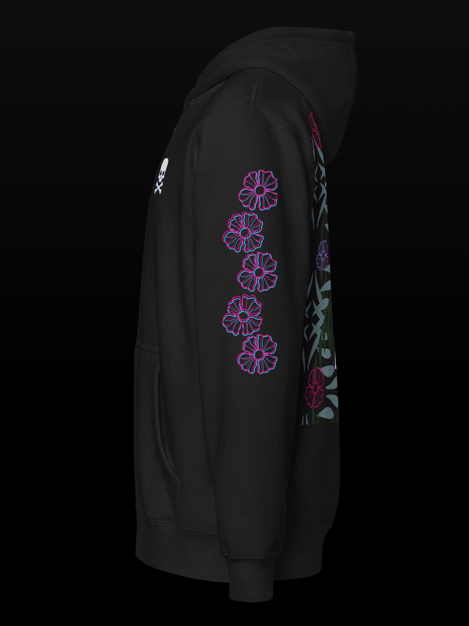 The Tadbar Cyber Jungle Skull Hoodie *NEW* product image (3)