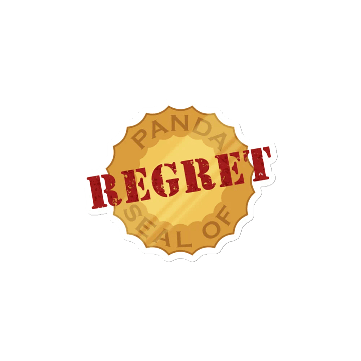 Panda Seal of Regret Magnet product image (2)