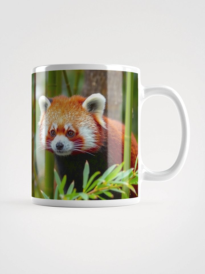 Red Panda Peek – Adorable Wildlife Mug product image (2)