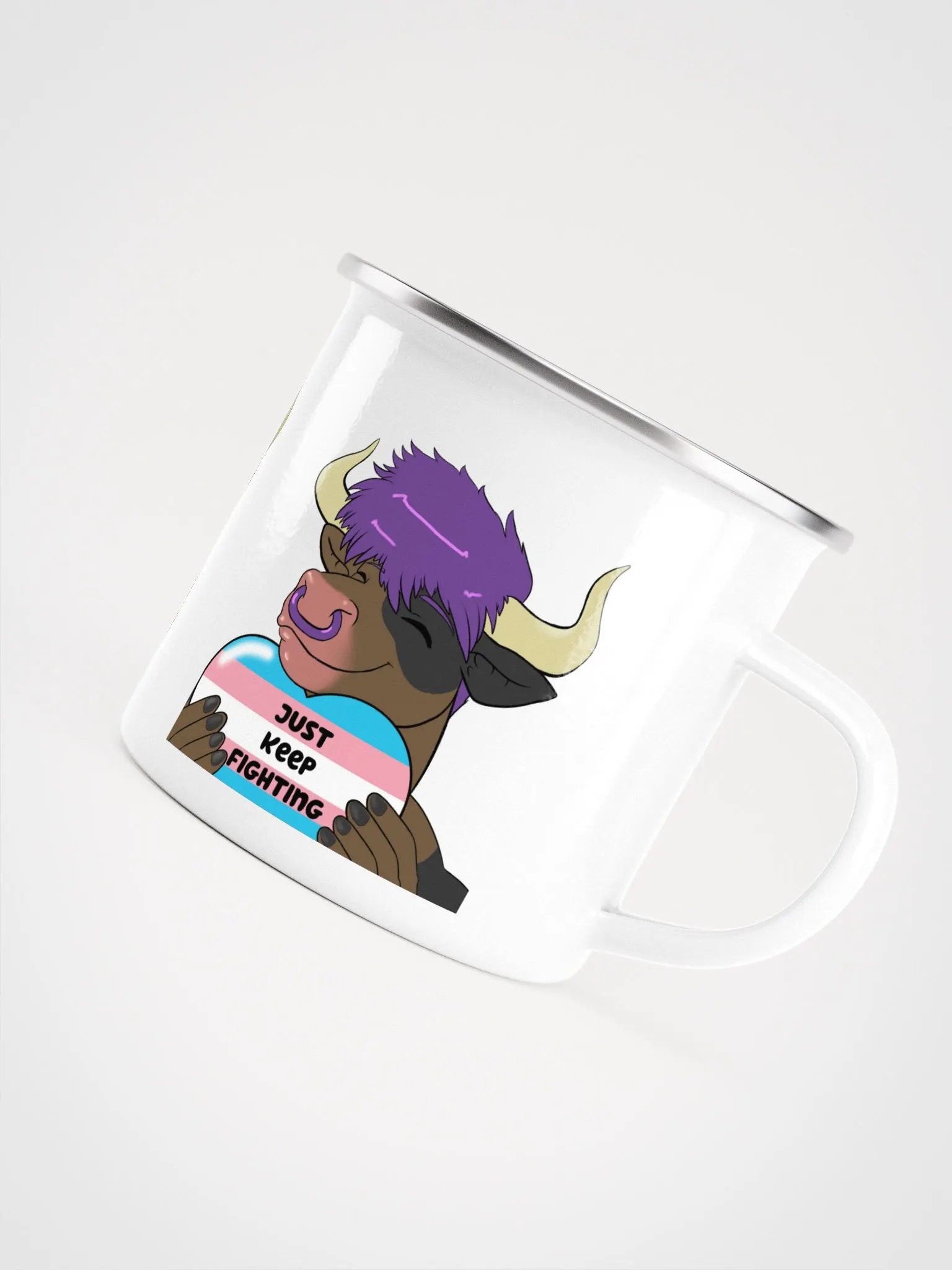 "Cup of Love" Enamel Mug product image (5)