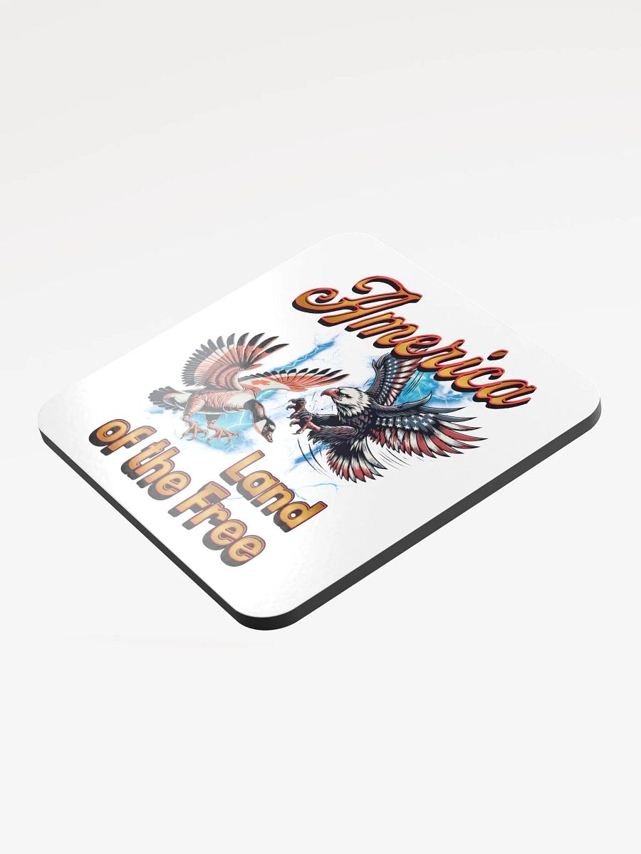 America Land Of The Free Patriotic Eagle & Goose Coaster Set product image (4)