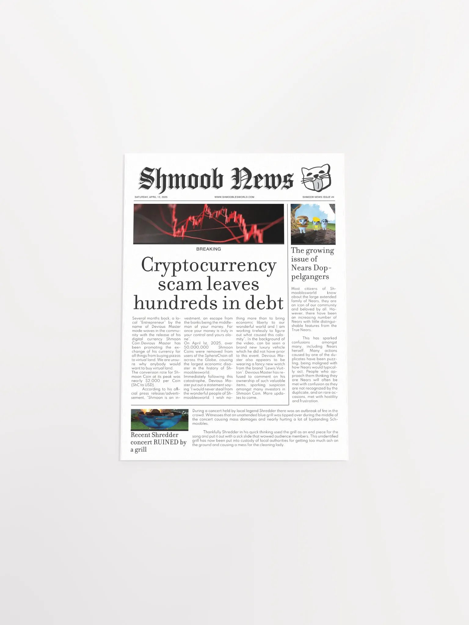 Shmoob News Issue #4 product image (4)