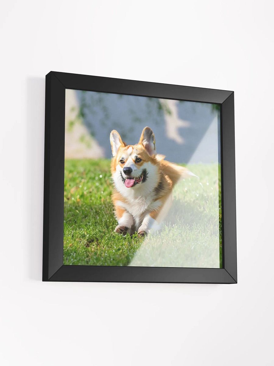 Bring Joy to Your Walls with a Framed Poster of an Adorable Dog product image (14)