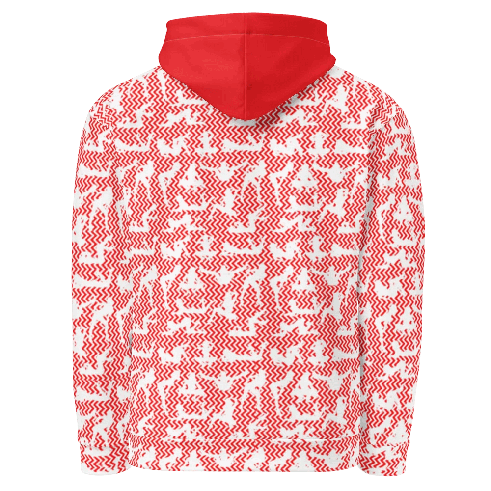 Dynamic Zig-Zag - RED | Unisex Hoodie product image (3)