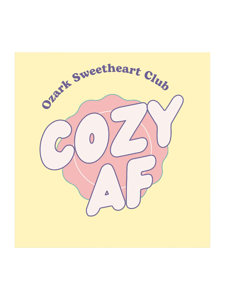 Cozy AF Stickers product image (1)