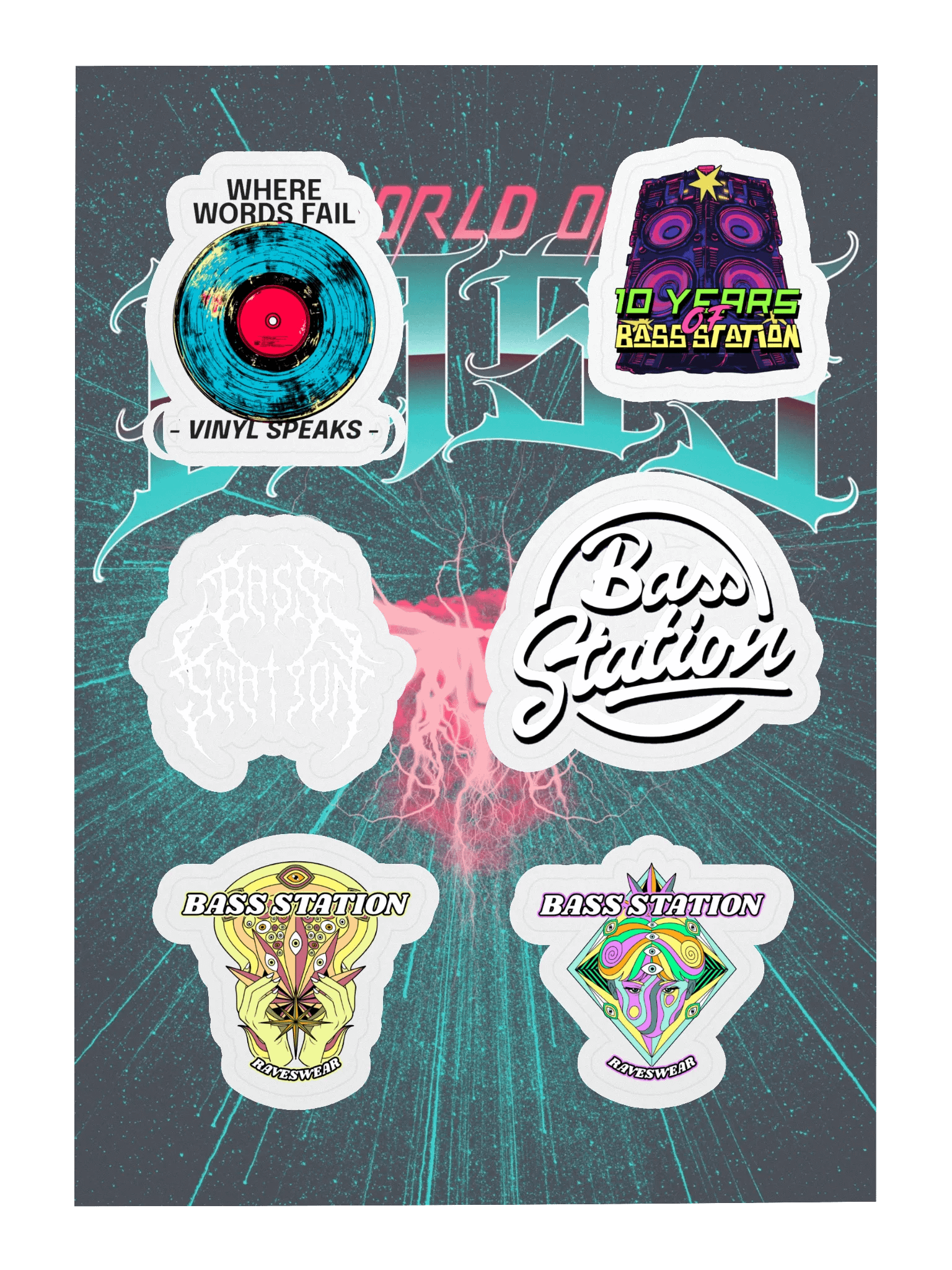10 Years of Bass Station Stickers product image (3)