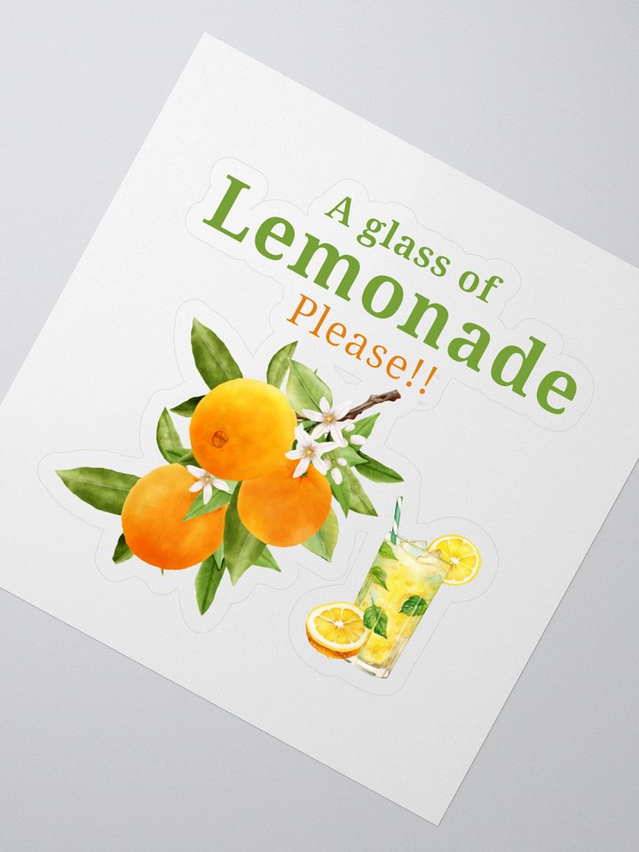 Citrus Delight Kiss Cut Stickers product image (2)