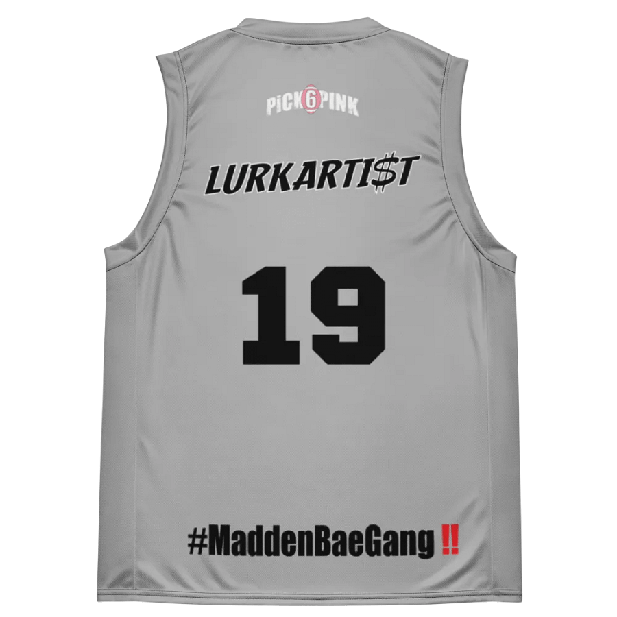 Madden Bae Jersey 👨‍🎨 (Gray + Black Logo) product image (2)