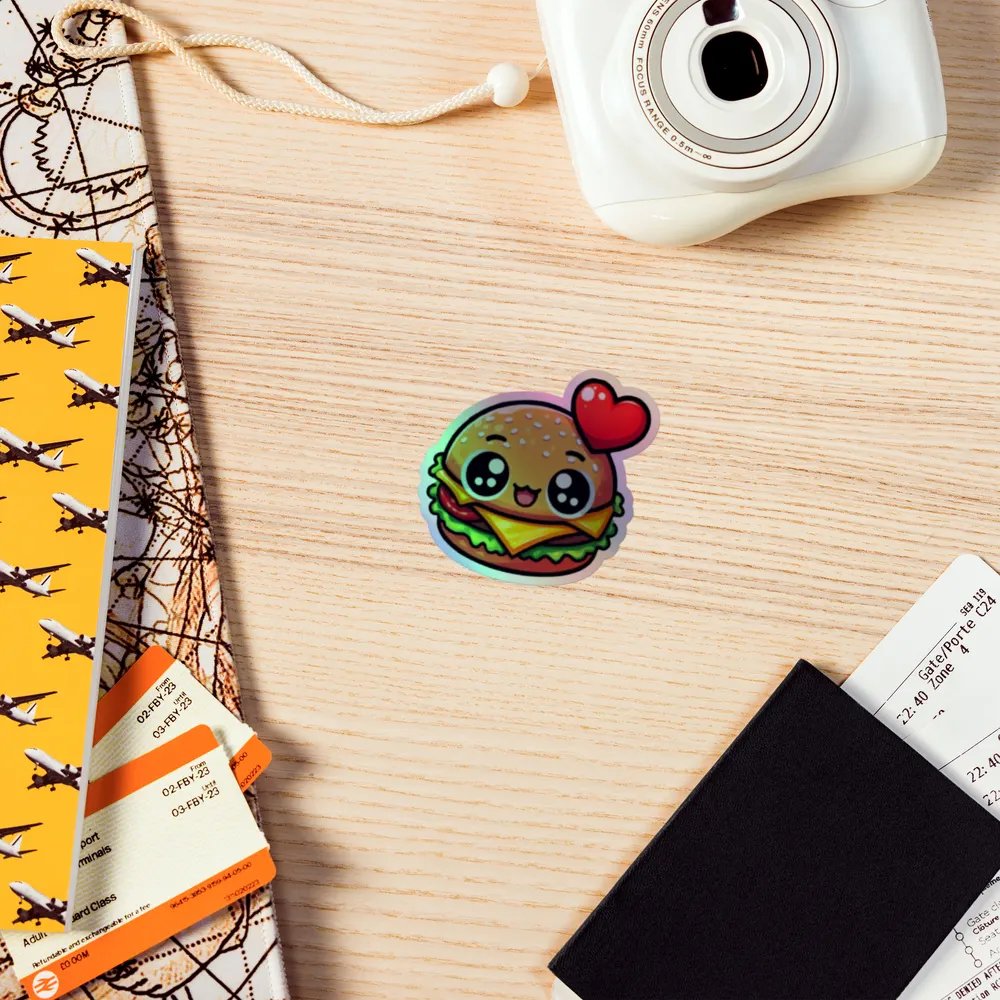 Burger Buddy Holographic Sticker Set product image (7)