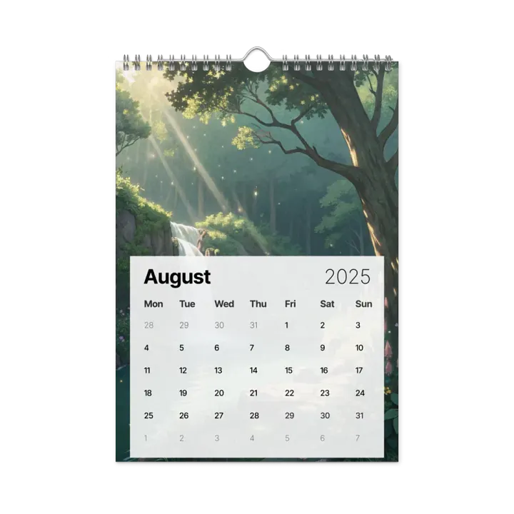 MAGICAL ANIME SEASONS WALL CALENDAR 2025 product image (2)
