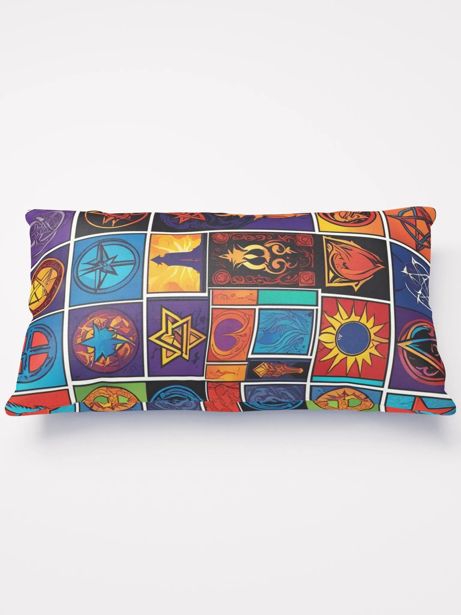 Brightly Coloured Symbology Cushion product image (1)