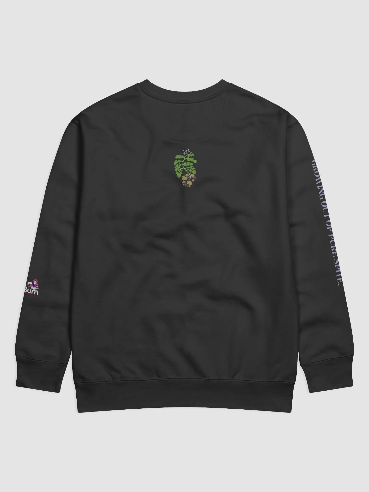 GROWING OUT OF PURE SPITE premium sweatshirt product image (10)