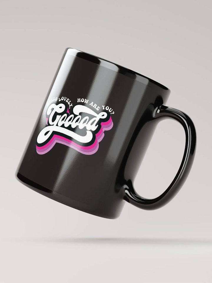 Hello Lovely Double Black Mug product image (4)