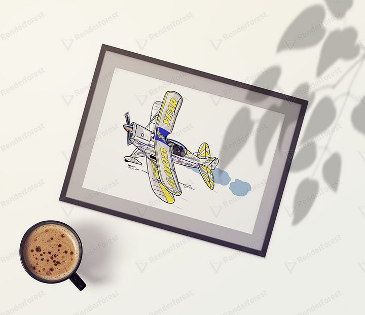 Pitts Special Printable Aviation Wall Art Ideal Pilot Gift product image (2)
