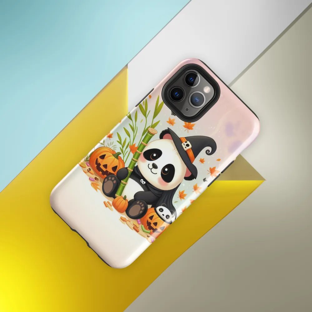 Witchy Panda Halloween iPhone® Tough Case product image (33)