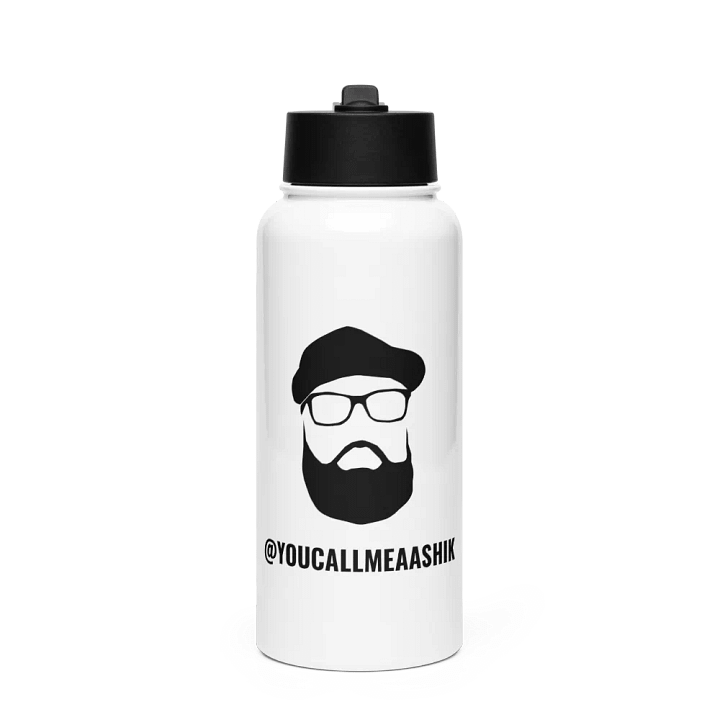 In The Cupholder Watter Bottle With Straw product image (1)