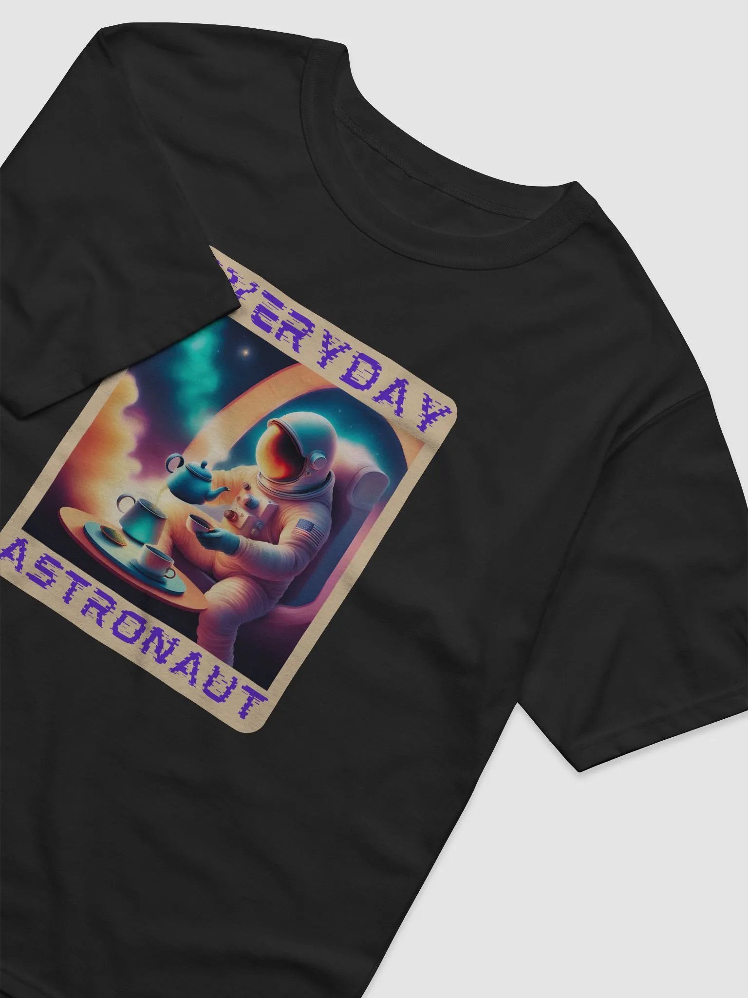 Everyday Astronaut Cup of Tea Relaxed T-shirt product image (16)