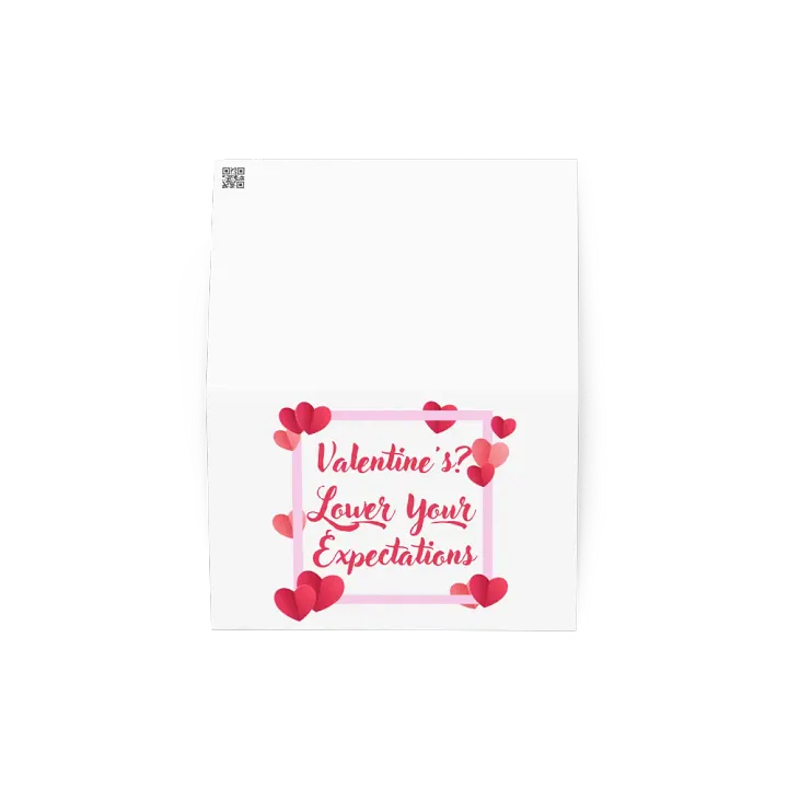 Valentine's? Lower Your Expectations Card product image (4)