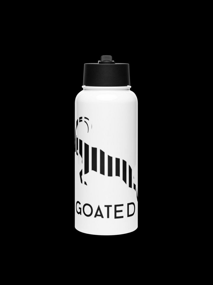 GOATED® Stainless Steel Straw Bottle product image (1)