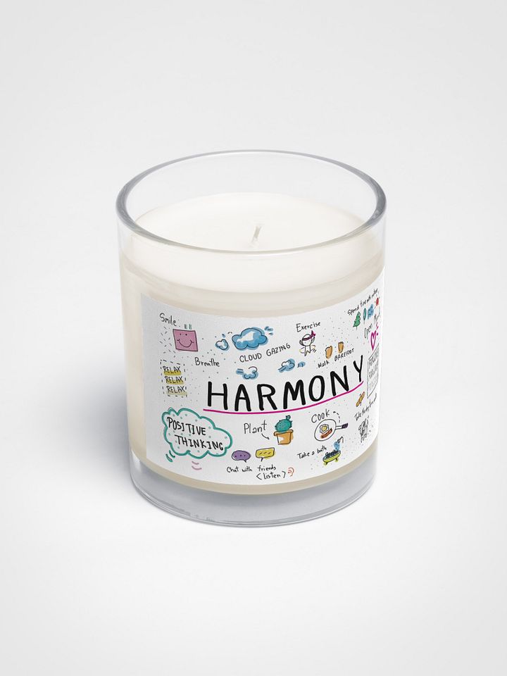 "Harmony" Illustrated Soy Wax Candle product image (2)