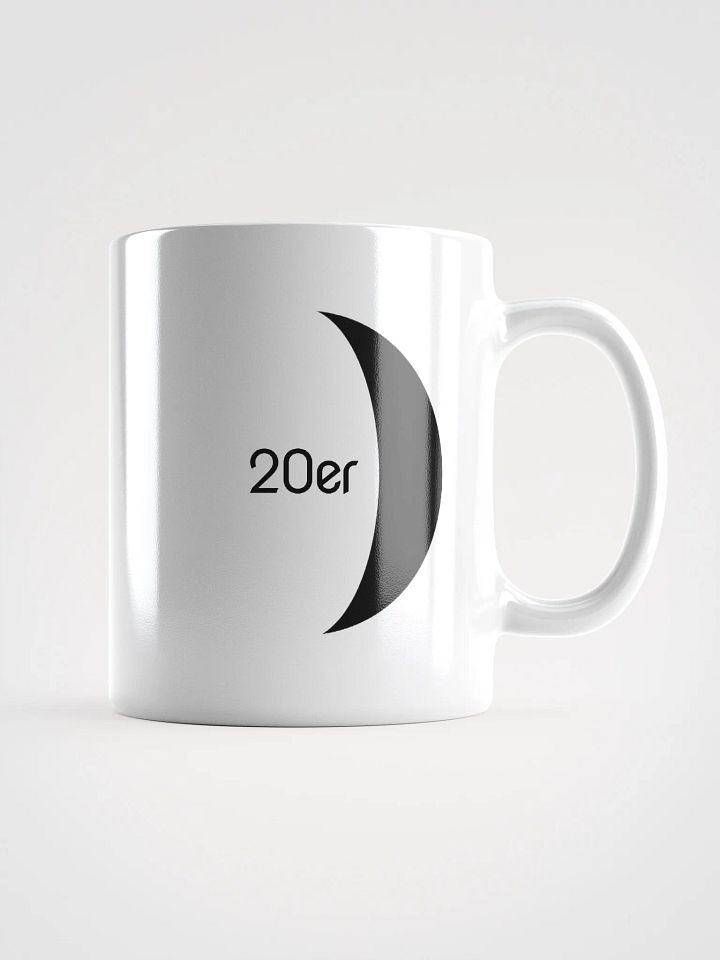 20er Waning Gibbous (White Glossy Mug) product image (1)