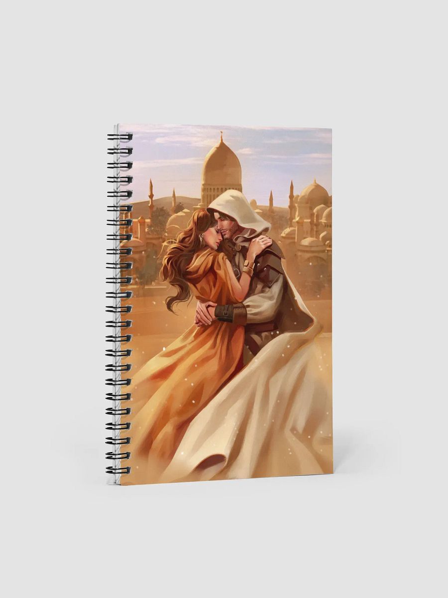 Sand & Magic Spiral Notebook ~ Navid & Izra (Shadow and Starlight) product image (1)
