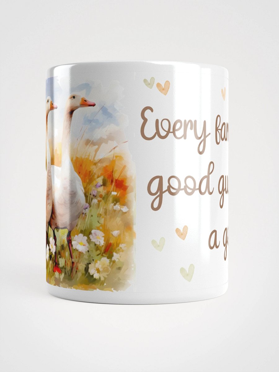 Guardian Geese White Glossy Mug product image (3)