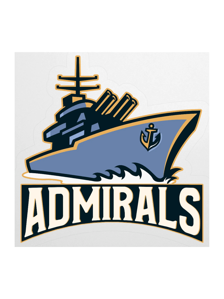 Admirals Kiss Cut Stickers product image (2)