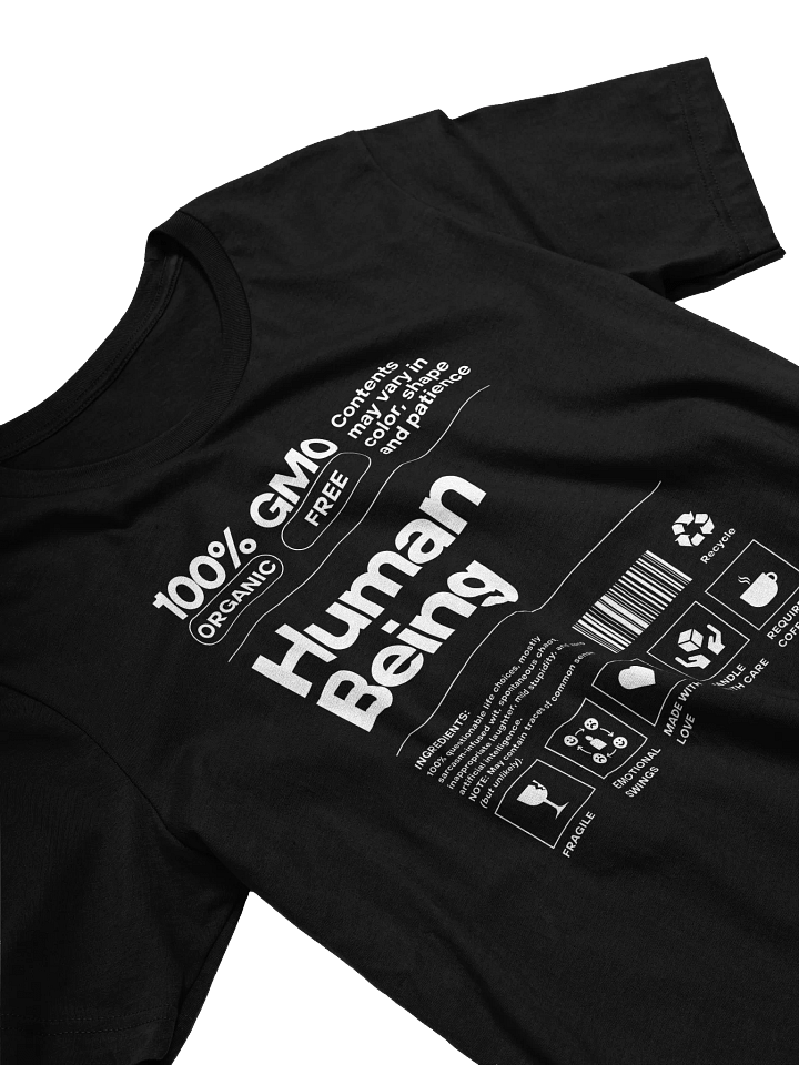 Human Being – Contents May Vary Tee (Dark) product image (2)