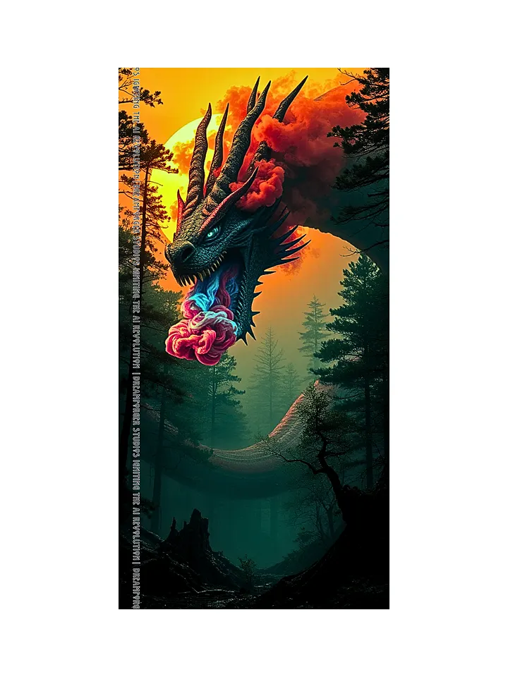 Draco Realms: Titan of the Pines Towel product image (1)