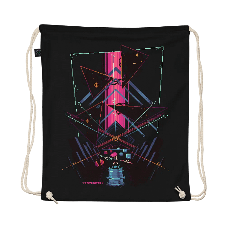 Tnybeats x COD31N3 Pixel Art Drawstring Bag product image (1)