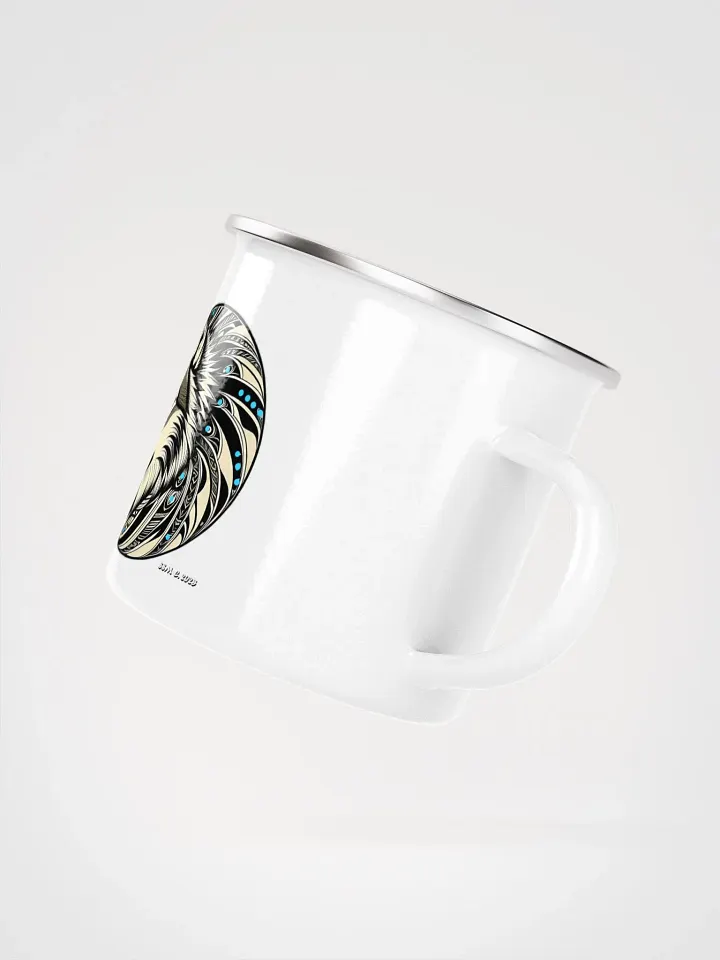 Timber Wolf Enamel Mug product image (2)