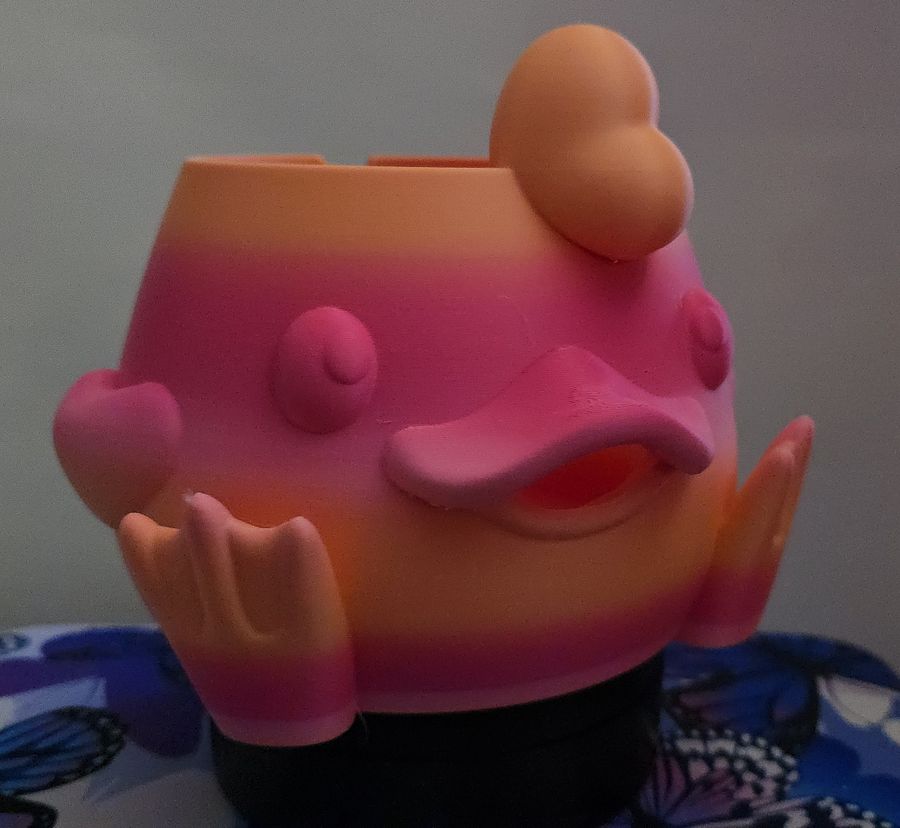 Sunset Duck Yarn Bowl 3D printed 🐑 product image (1)