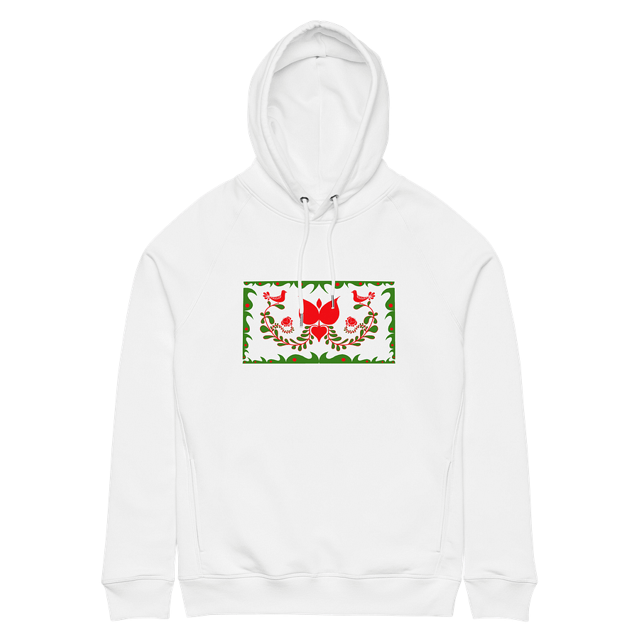 Traditional Hungarian Folk Art Organic Hoodie product image (6)