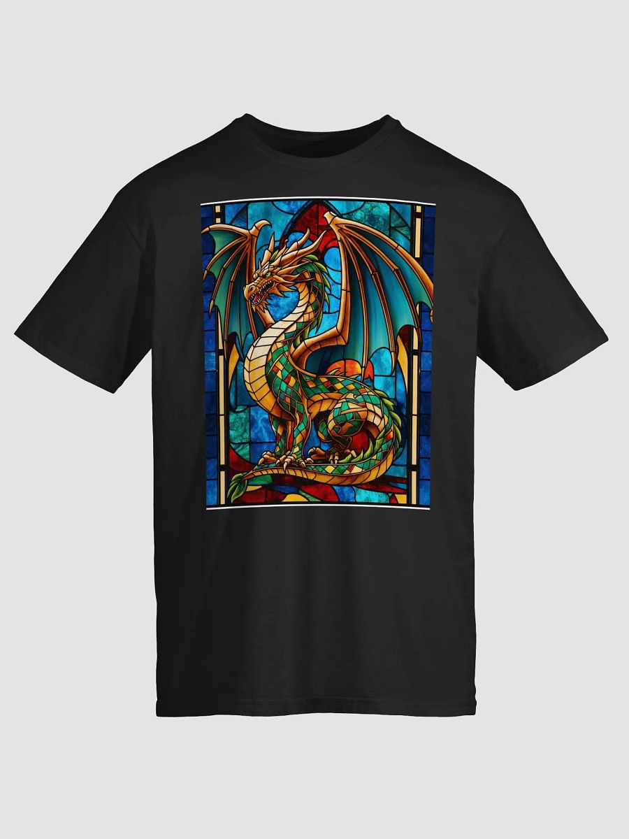 Majestic Stained Glass Dragon: A Mythical product image (4)