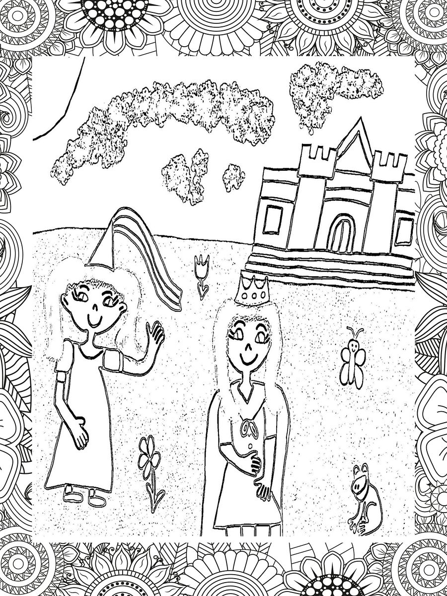 It's a Colorful Life, Cartoon Characters Having Fun, Coloring Book for Adults product image (5)