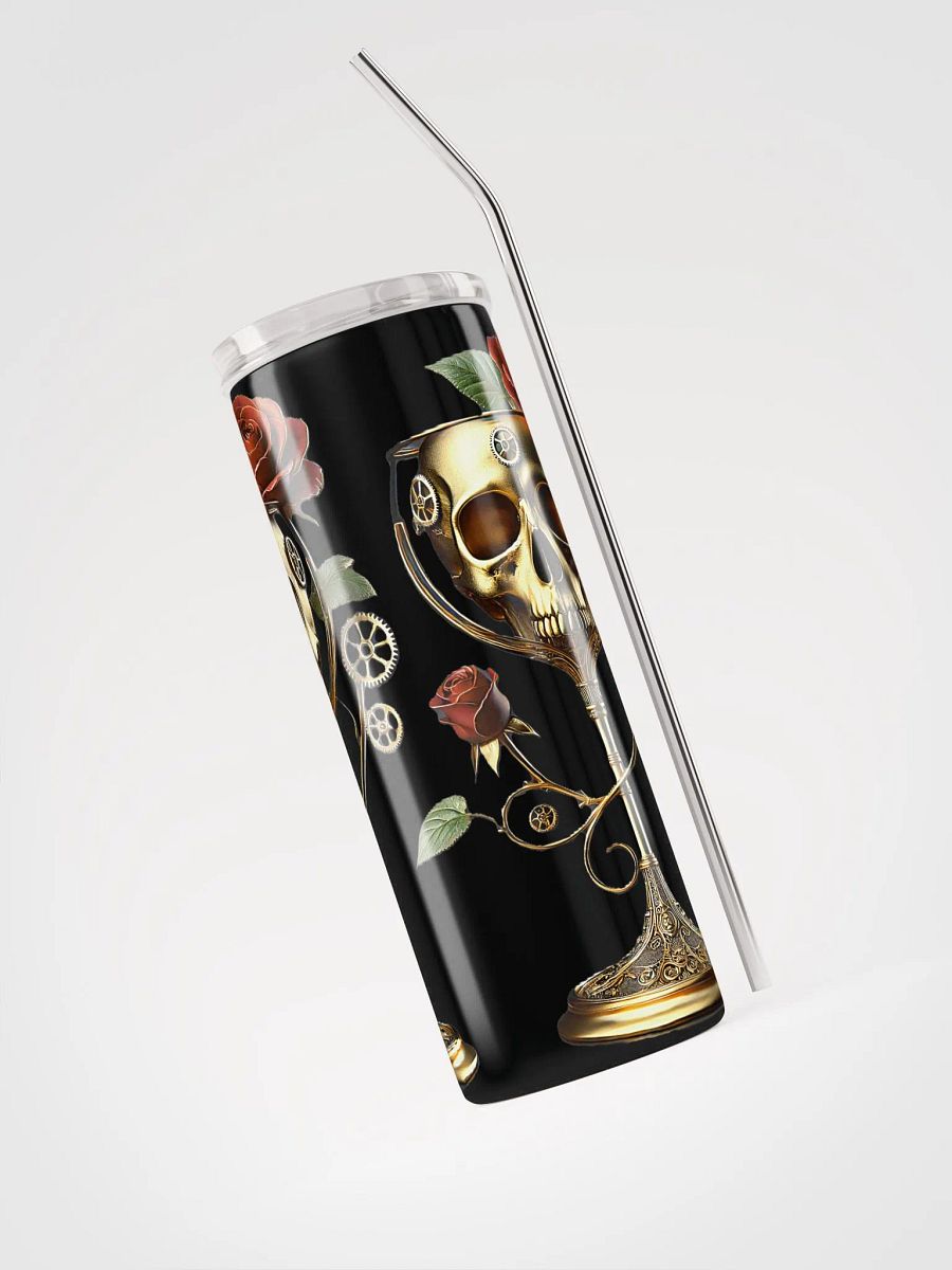 Skull, Wine & Roses Tumbler product image (5)